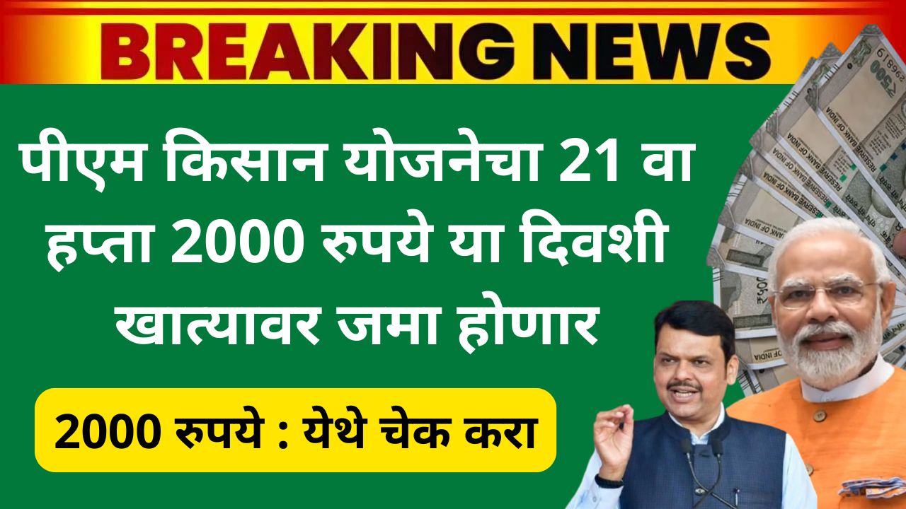 PM Kisan Yojana 21st Installment Date