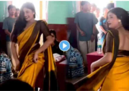 viral girl dance freshers party